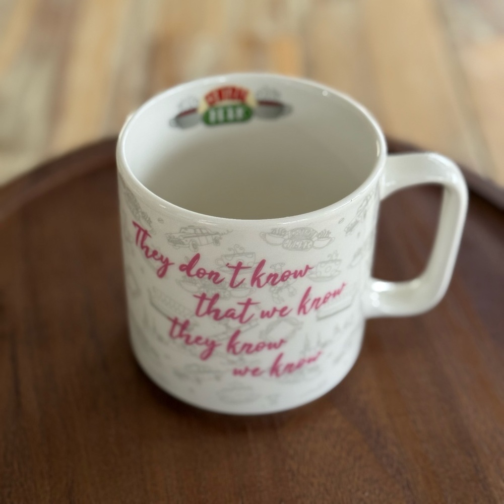 Friends Central Perk Ceramic Mug They Don’t Know That We Know